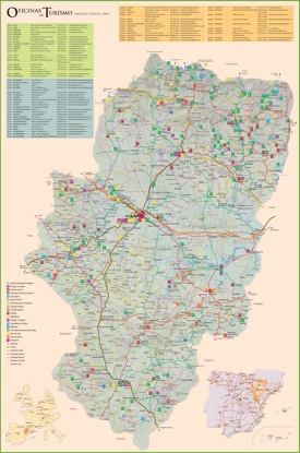 Aragón - Mapa Turistico