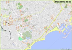Mapa detallado de Benalmádena