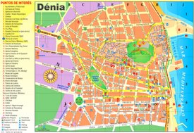 Denia - Mapa Turistico
