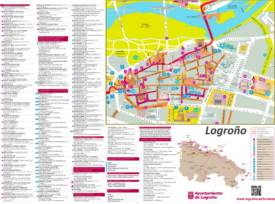 Logroño atracciones turisticas mapa