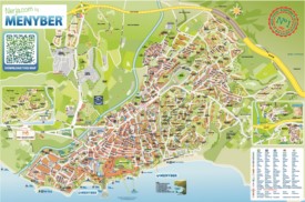Nerja - Mapa de hoteles y atracciones turísticas