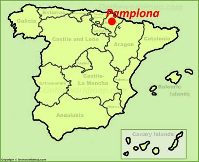 Pamplona Localizacion Mapa