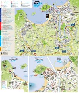 San Sebastián - Mapa Turistico