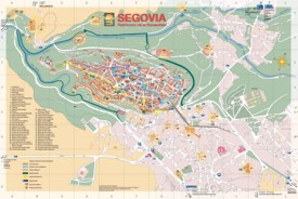 Segovia ciudad Vieja mapa