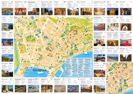 Mapa turístico de Tarragona