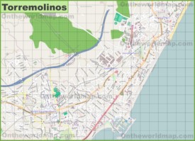 Gran mapa detallado de Torremolinos