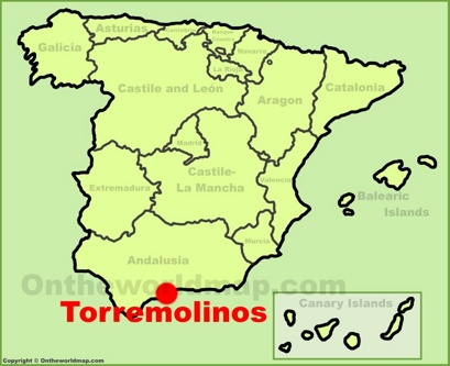 Torremolinos Localización Mapa