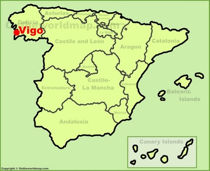 Vigo Localización Mapa