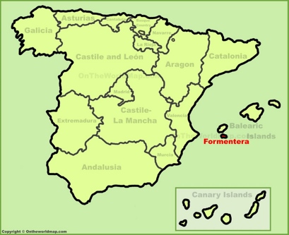 Formentera Localización Mapa