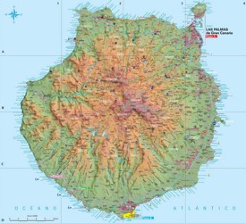 Gran Canaria - Mapa Turistico