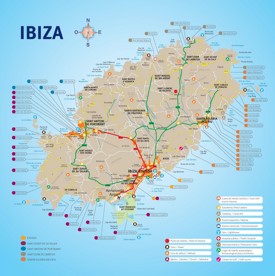 Ibiza centros vacacional mapa