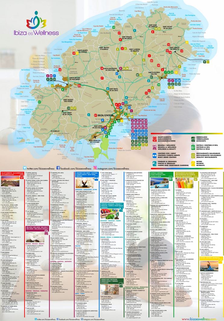 Ibiza Bienestar Mapa