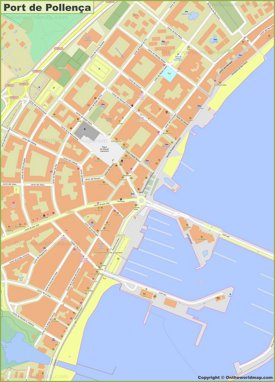 Mapa detallado de Port de Pollensa
