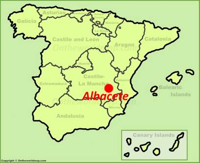 Albacete Localizacion Mapa