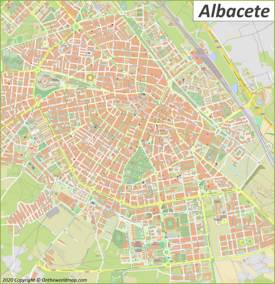 Mapa detallado de Albacete