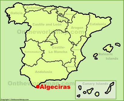 Algeciras Localización Mapa