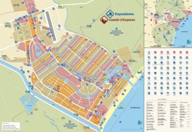 Empuriabrava - Mapa de hoteles y atracciones turísticas