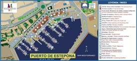 Puerto de Estepona mapa