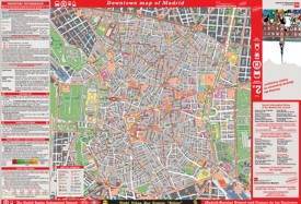 Gran Mapa Turístico detallado de Madrid