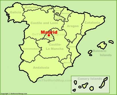 Madrid Localización Mapa