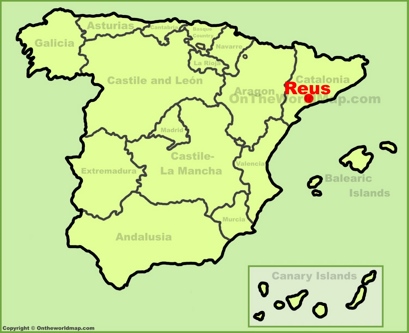 Reus Localización Mapa