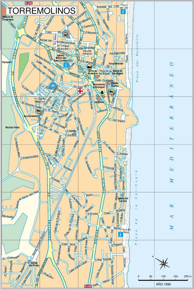 Torremolinos - Mapa Turistico