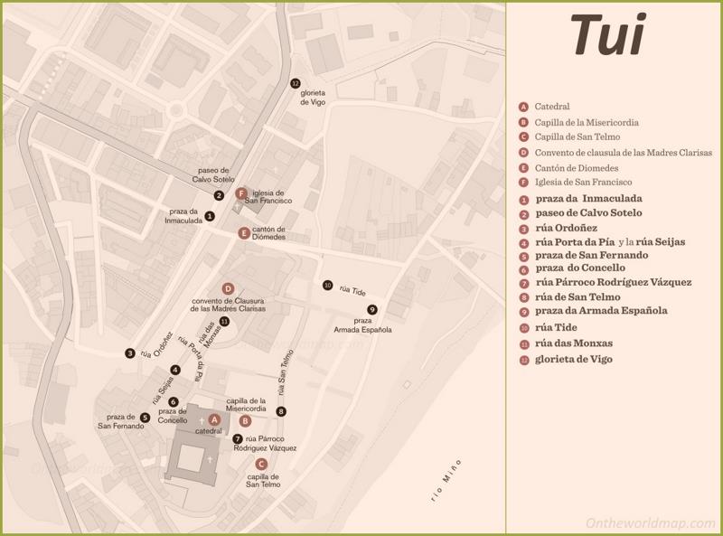 Tui - Mapa Turistico