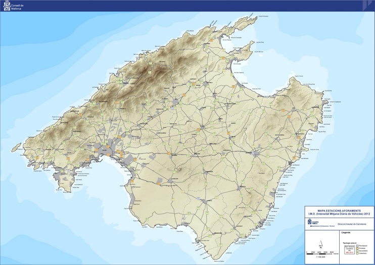 Mallorca carreteras mapa